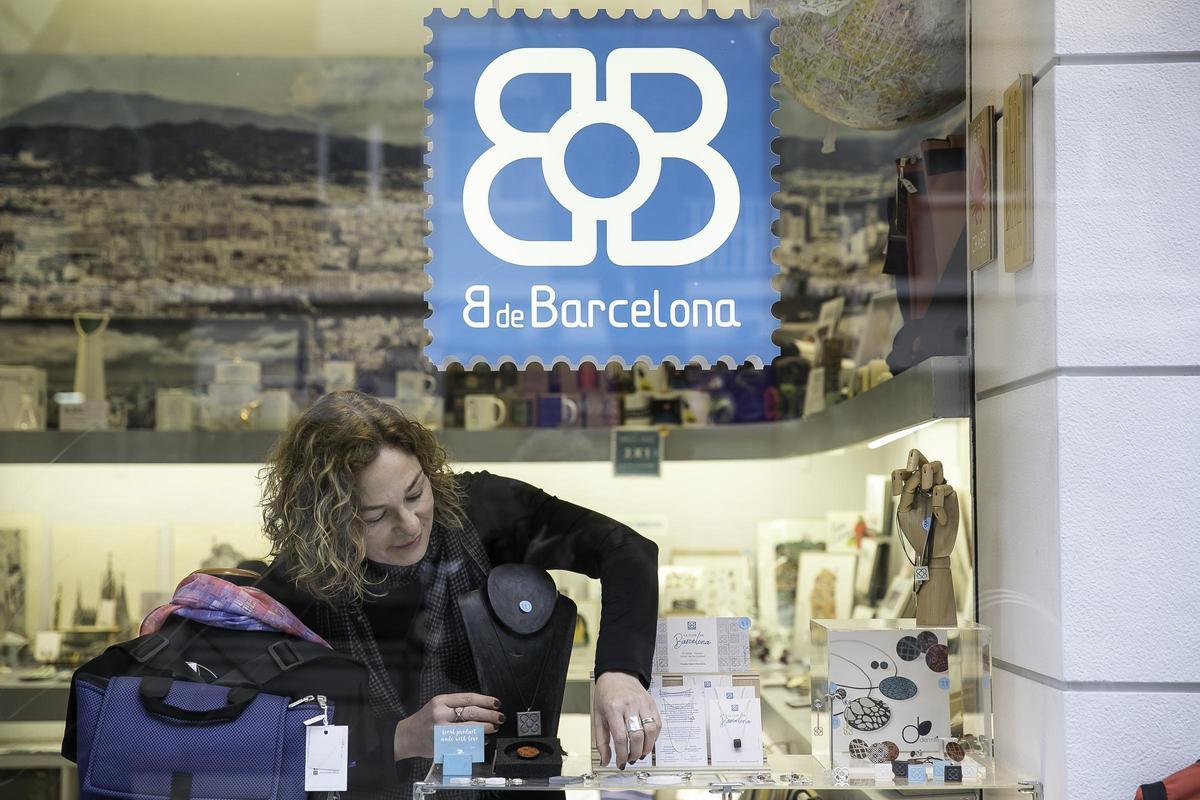 La fiebre comercial del panot, presente en muchos comercios de Barcelona