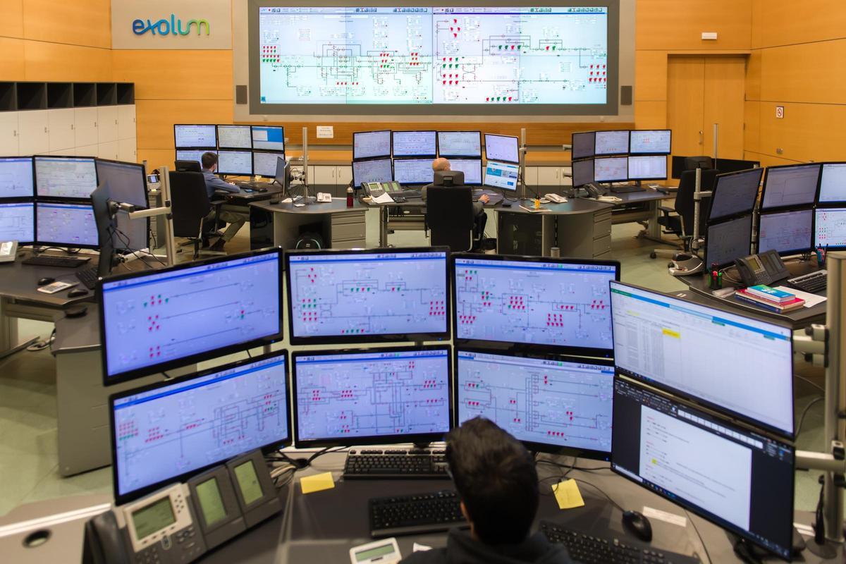 Sala de control de oleoductos del grupo Exolum.