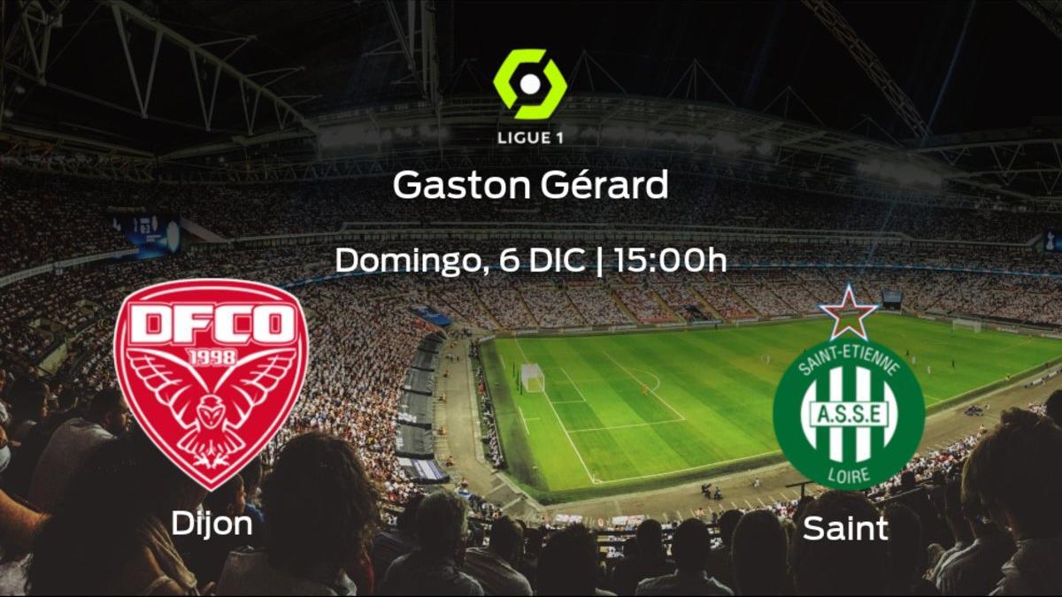 Previa del encuentro de la jornada 13: Dijon FCO - AS Saint Etienne