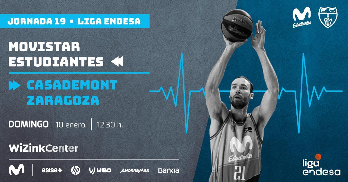 El partido Movistar Estudiantes - Casademont Zaragoza, aplazado