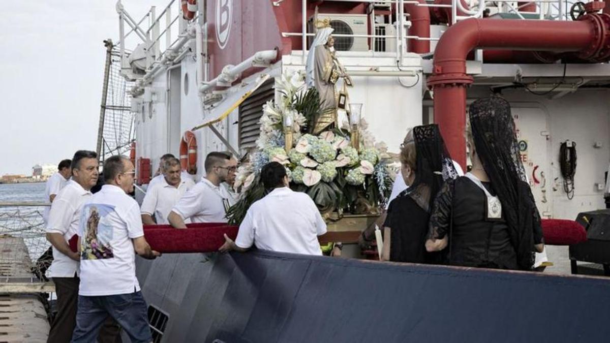 Procesión de la Virgen del Carmen.