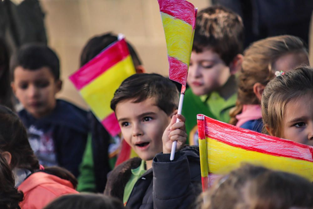 Los escolares del colegio de Hurchillo celebran lo