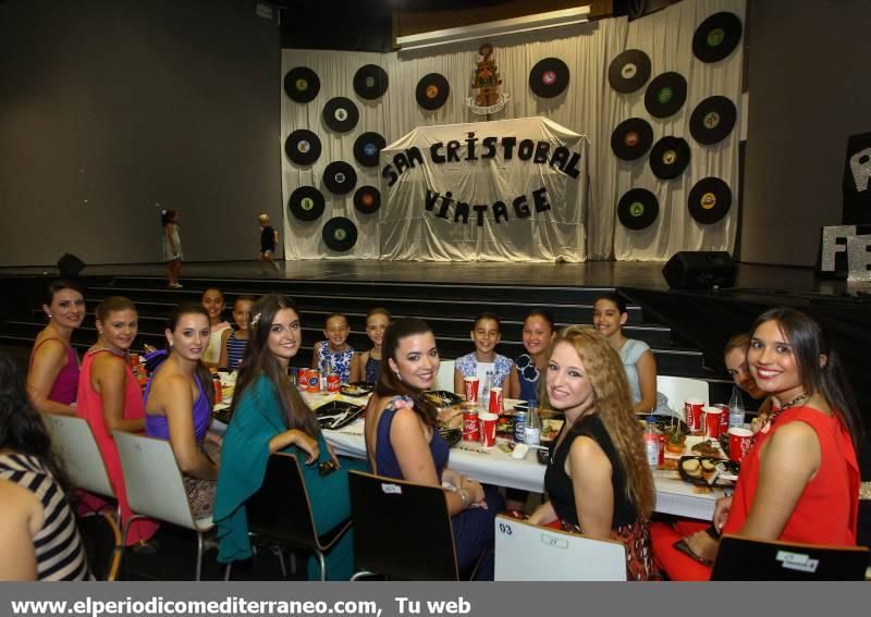 Cena popular de la gestora de gaiates en las Fiestas de San Cristóbal