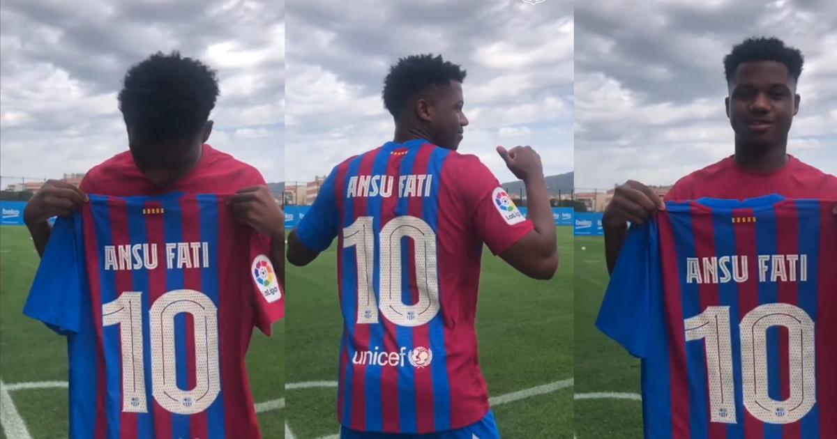 Así ha anunciado el Barça que Ansu Fati lucirá el dorsal 10