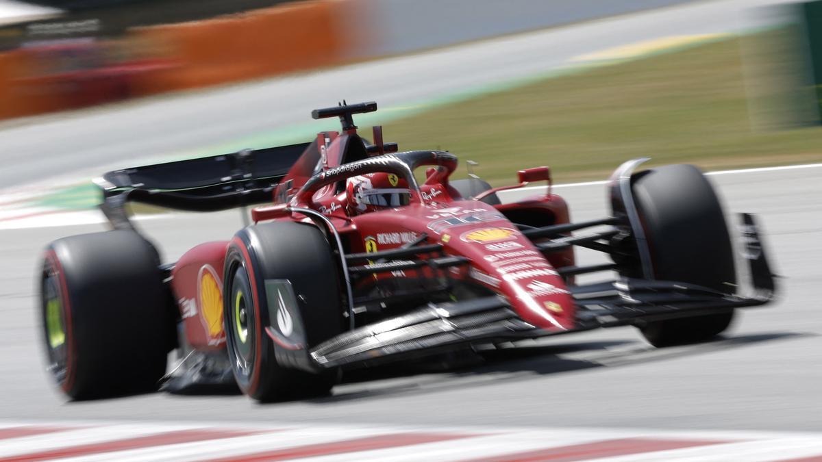 El piloto de Ferrari Charles Leclerc.