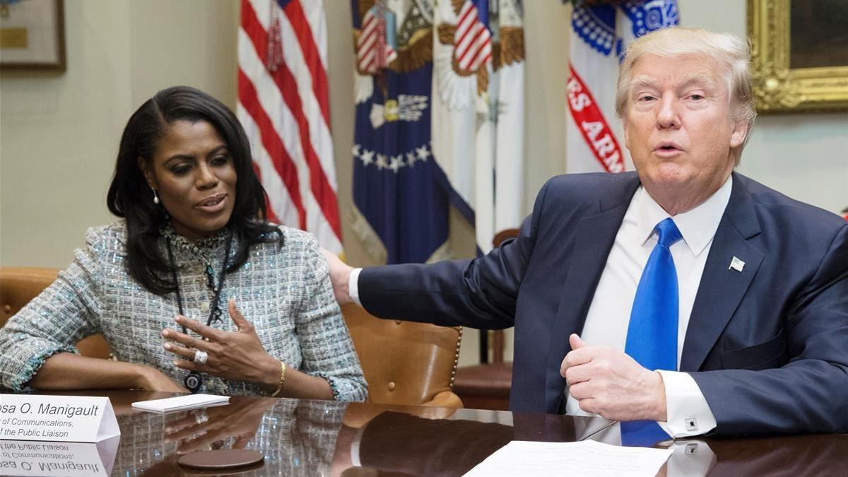 Omarosa y Trump.