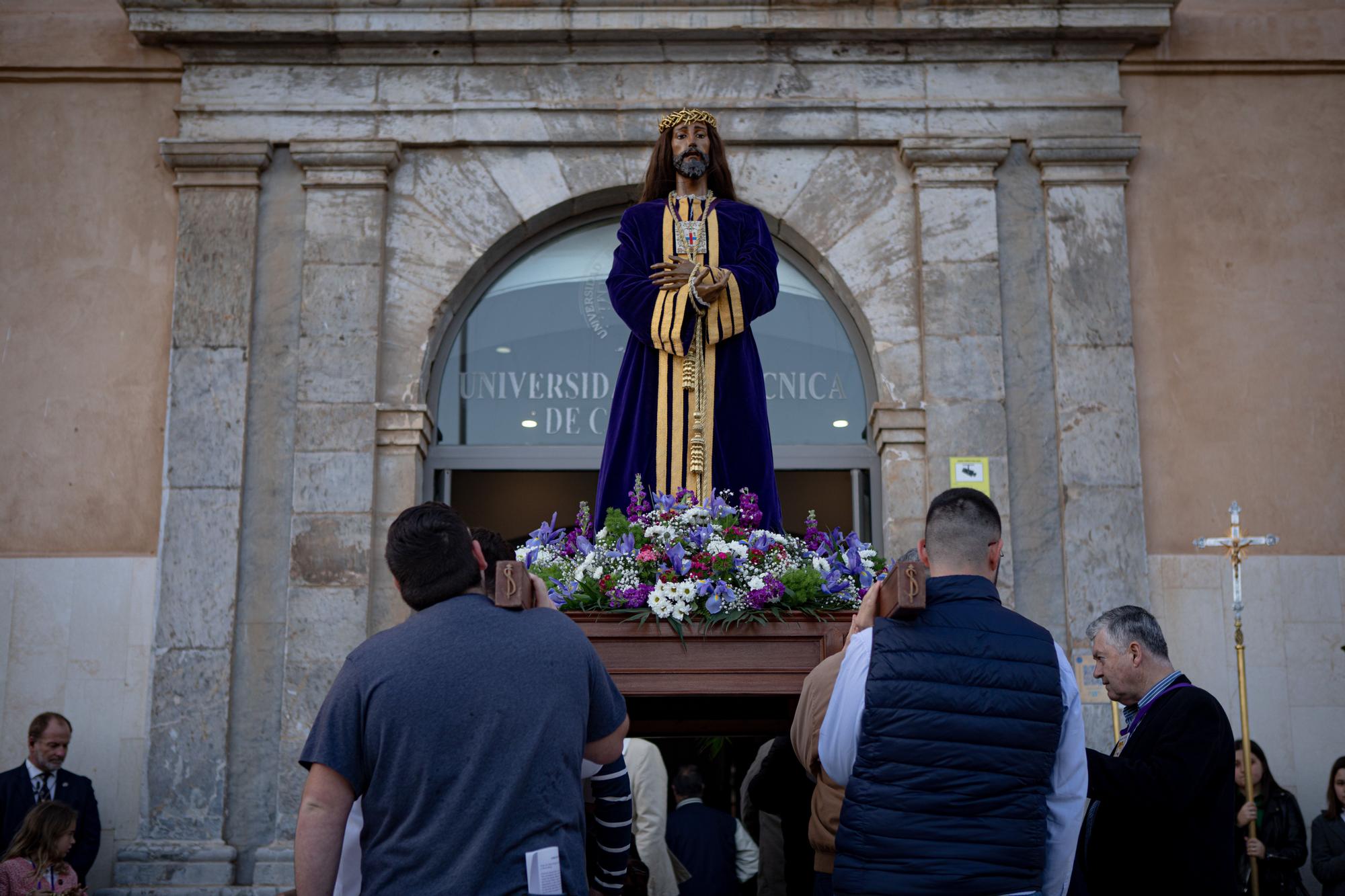 Traslado de los Cristos y Vírgenes de marrajos y californios en Cartagena