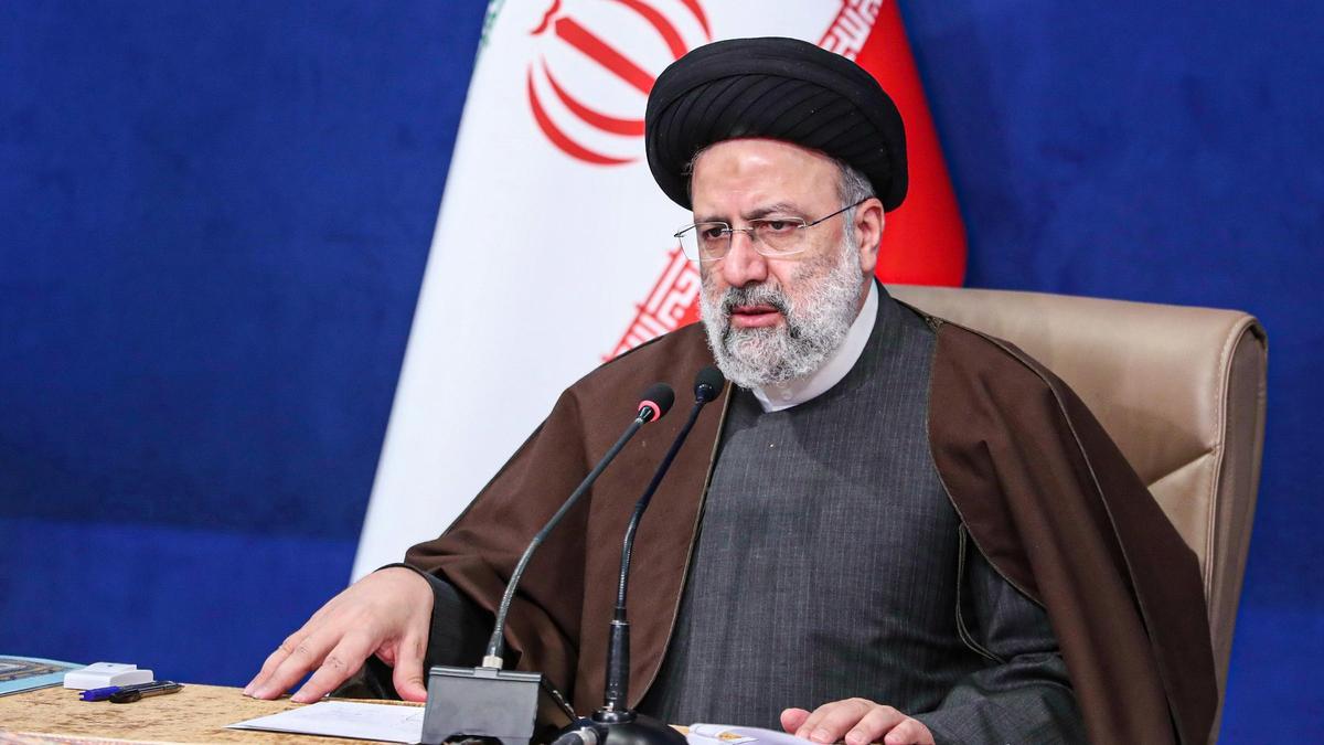 El presidente iraní Ebrahim Raisi.