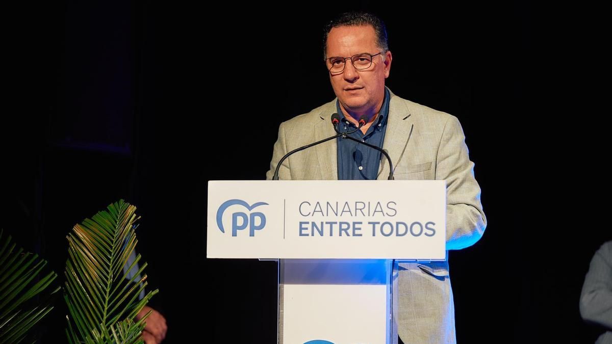 Poli Suárez, secretario general del PP de Canarias.