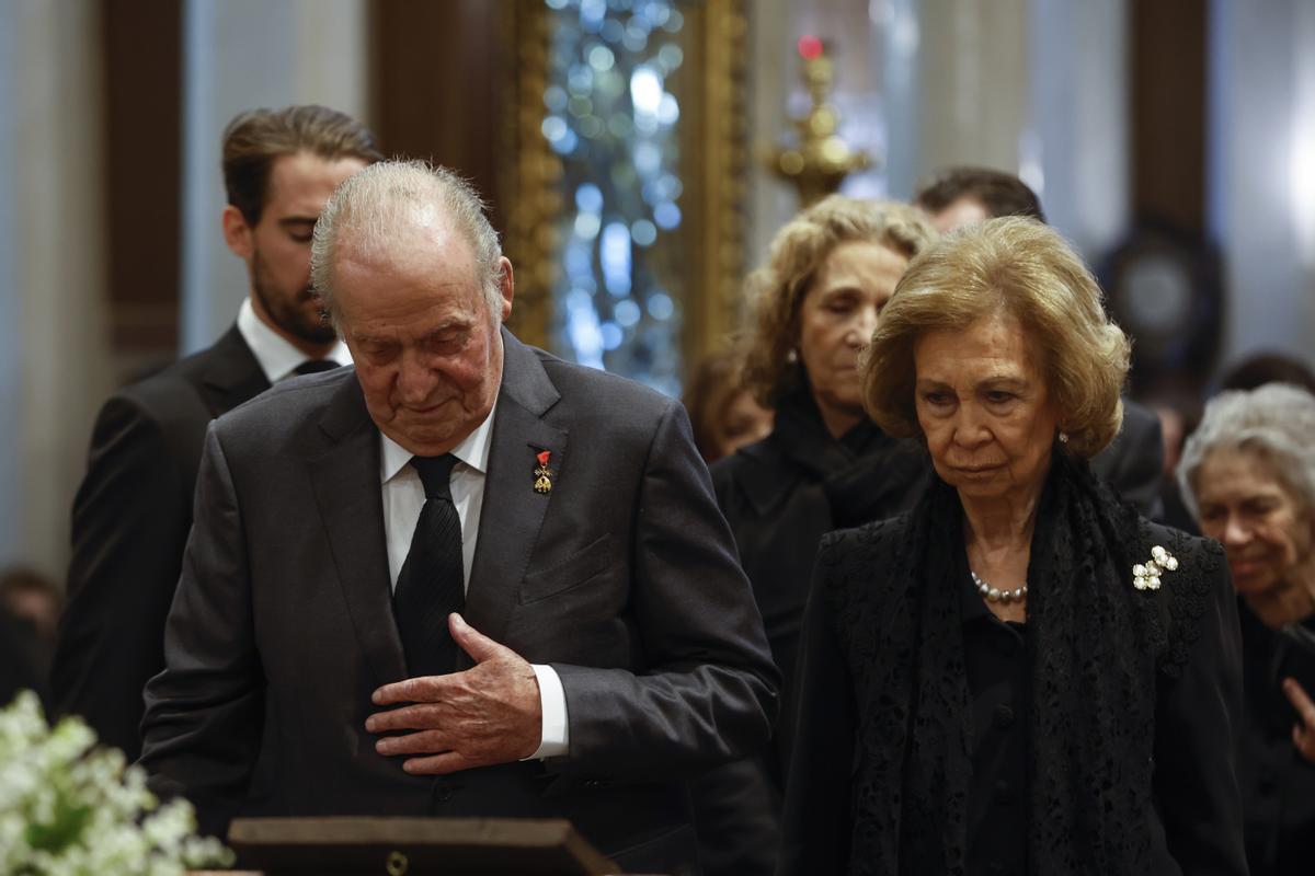 Funeral del rey Constantino de Grecia en Atenas