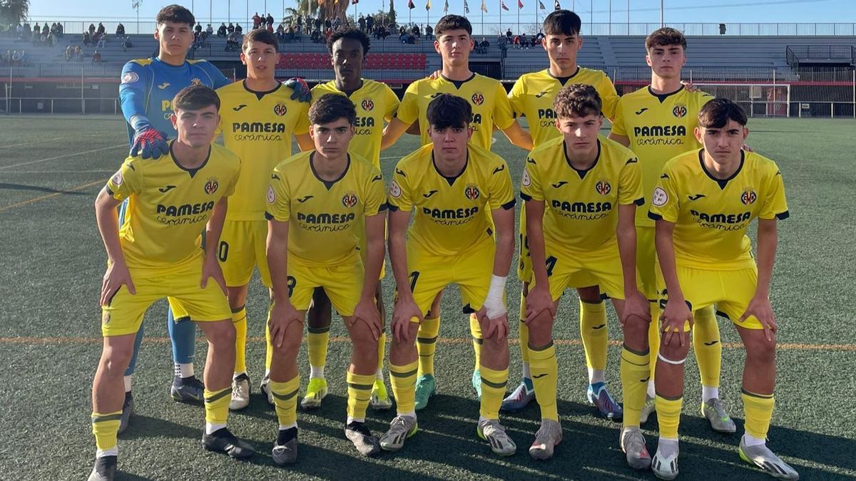 Buen partido y contundente victoria para el juvenil B del Villarreal ante el Alboraya B.