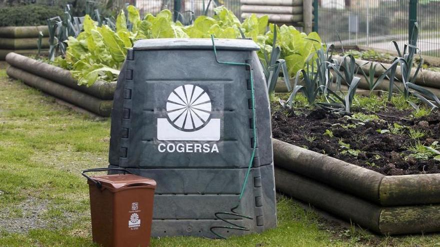 Un contenedor de Cogersa