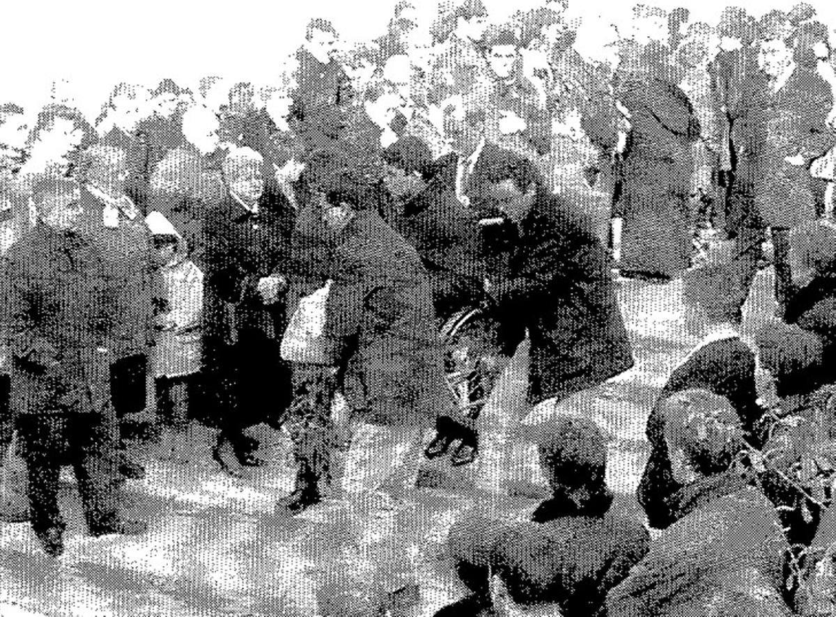 Josep Maria Vilà va sortir de l’hospital per assistir a la cerimònia fúnebre.