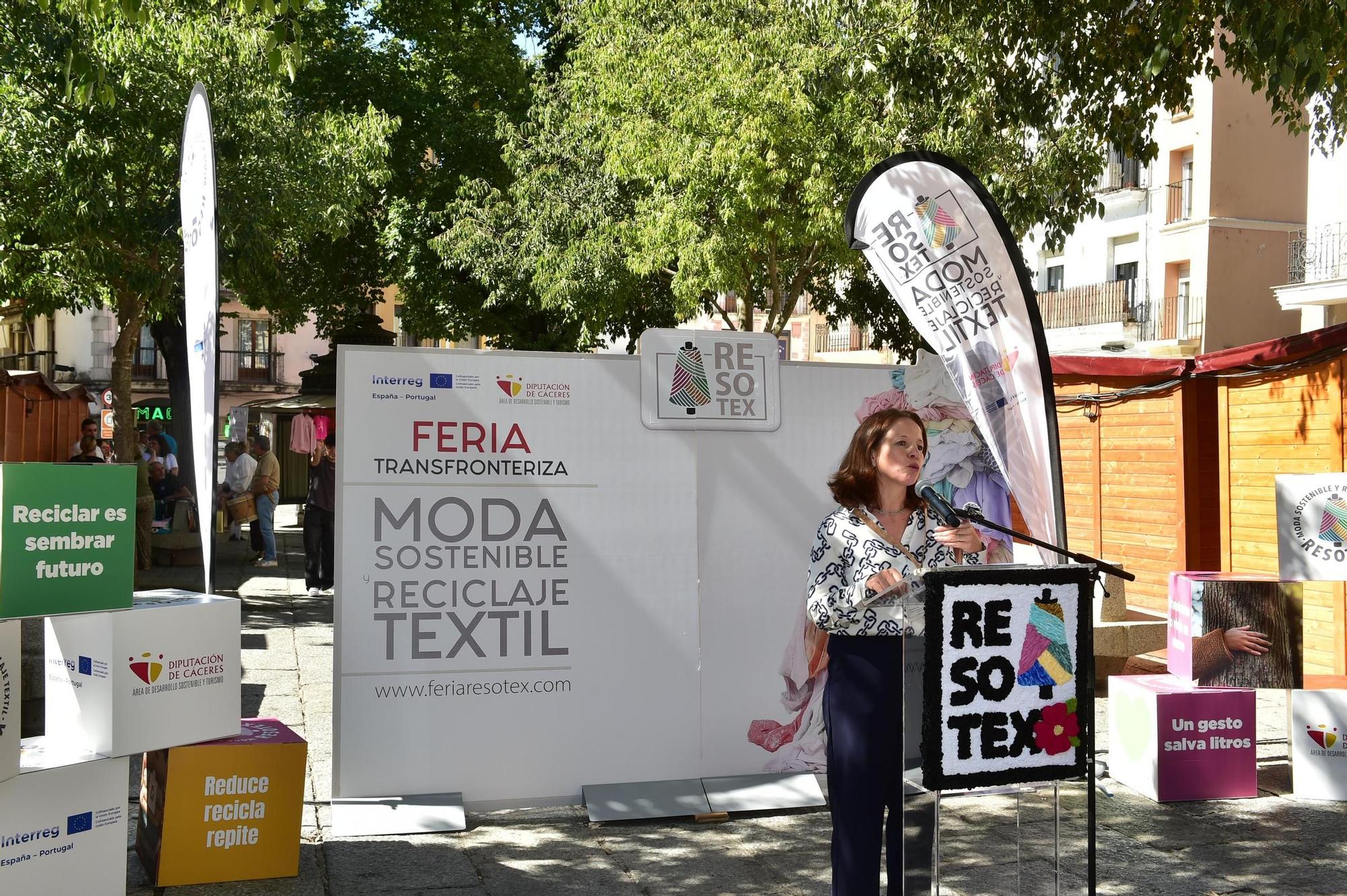Fotogalería | Plasencia inaugura Resotex, la feria que pone el foco en la moda sostenible