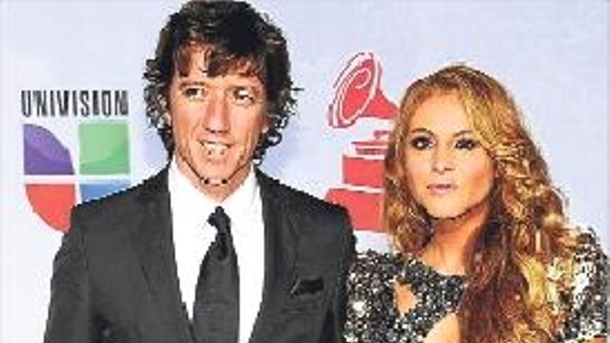 La pareja en la última edición de los Grammys Latinos.