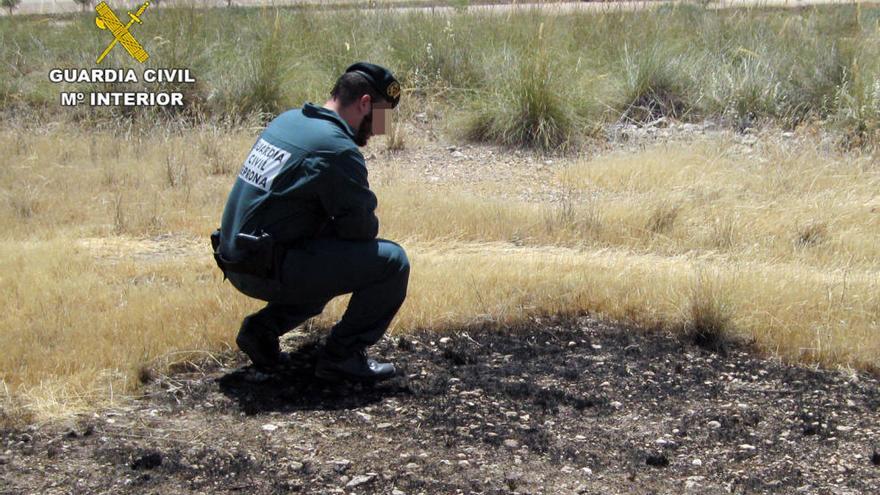 Investigan a dos jóvenes por un incendio forestal en Jumilla