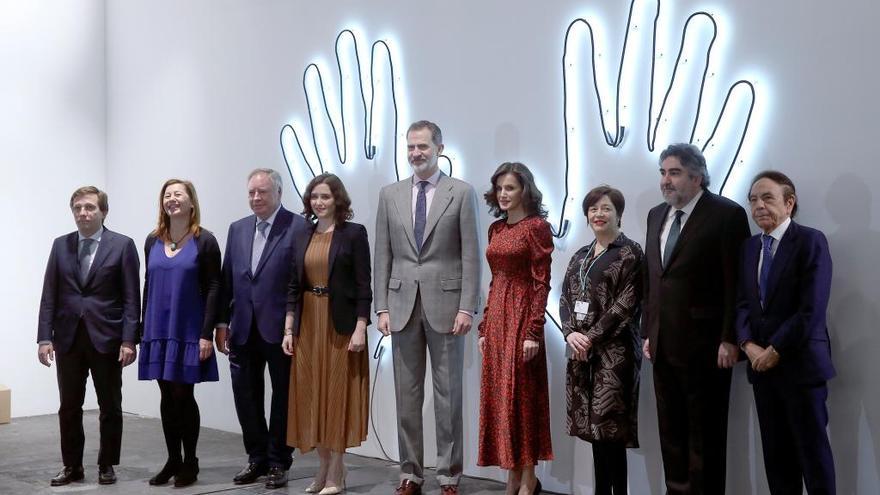 Los reyes inauguran la feria de ARCO, marcada por el coronavirus