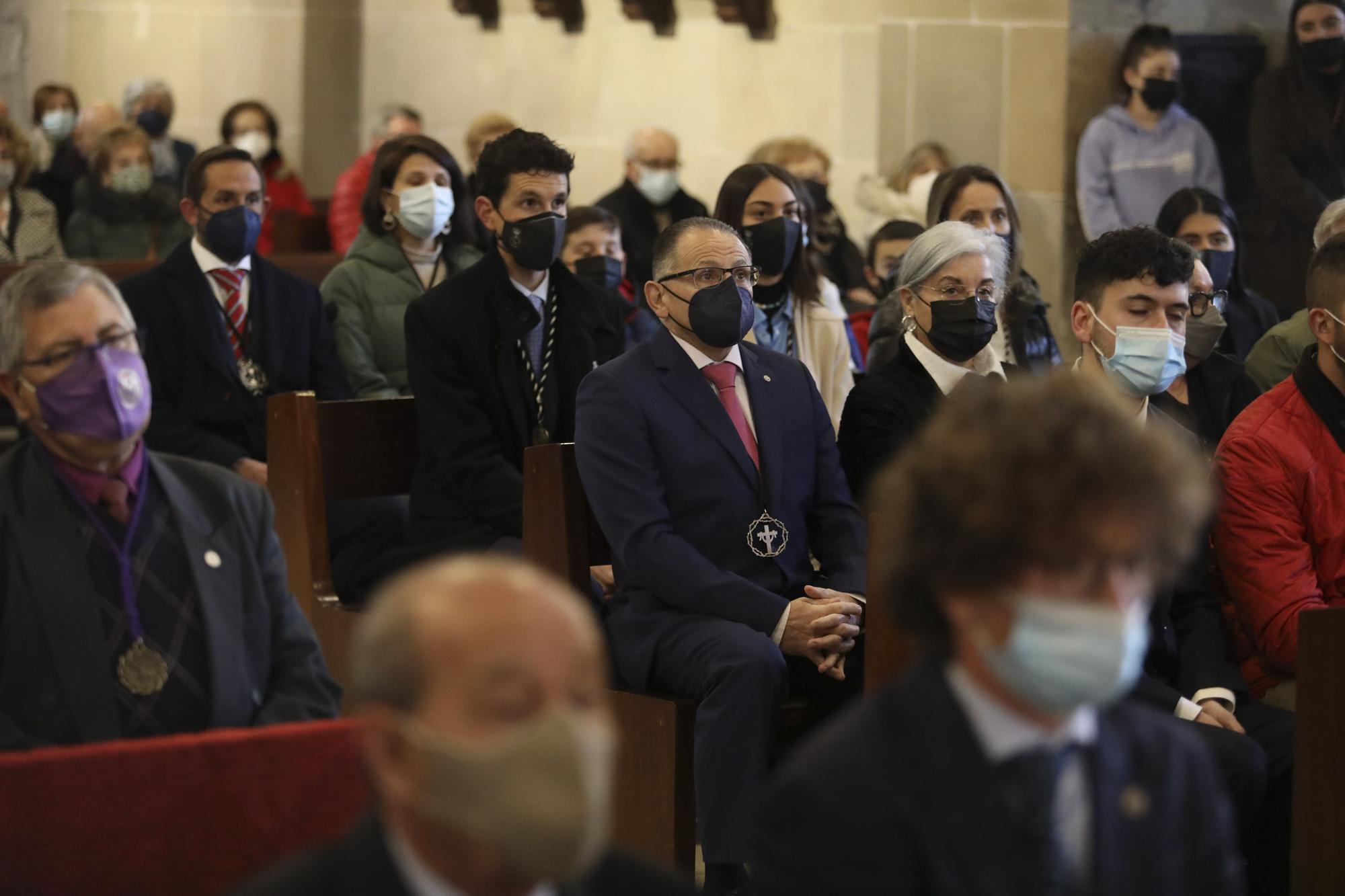 EN IMÁGENES: El pregón en San Nicolás de Bari abre la Semana Santa de Avilés