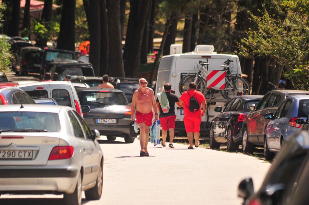 El acceso a las playas generó importantes atascos