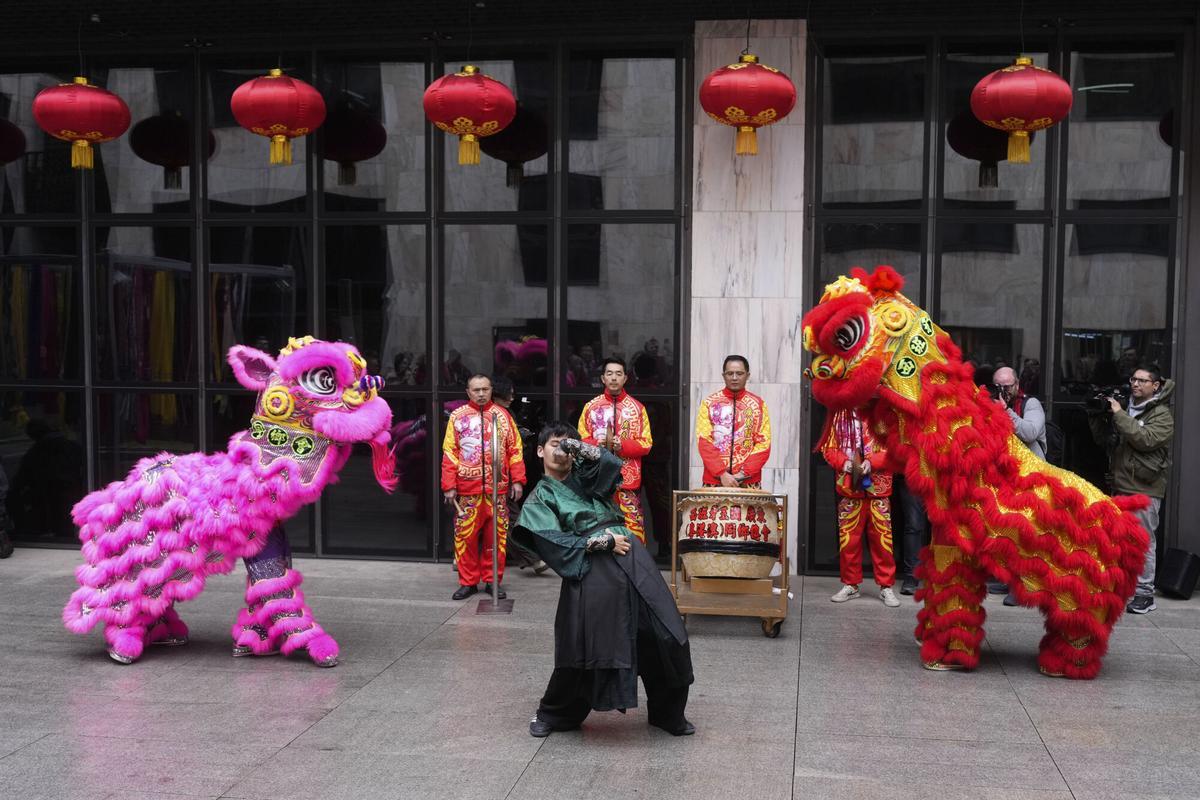 Presentación del Año Nuevo chino, el Año del Caballo de Fuego, este miércoles en el Centro Cultural Chino en Madrid.