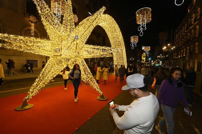 Vigo enciende sus luces para la Navidad 2024
