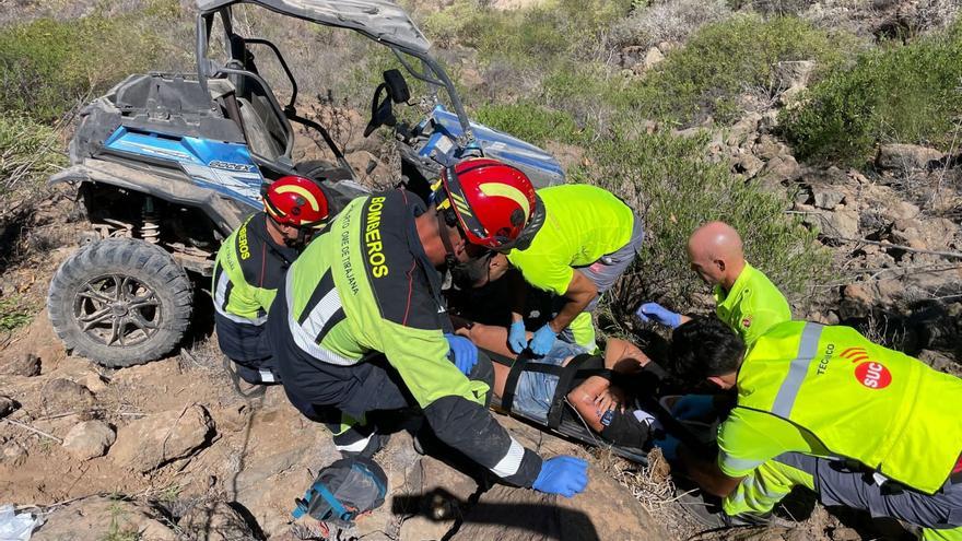 Senderistas heridas en Ayaguares