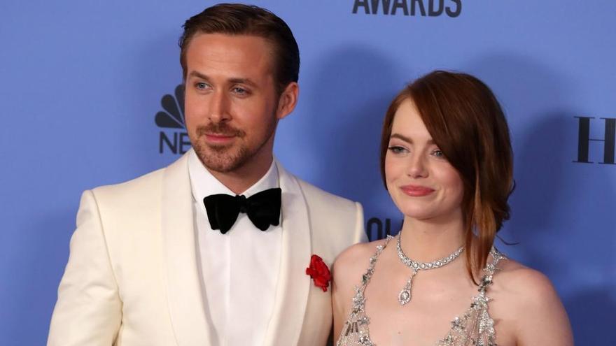 Ryan Gosling y Emma Stone aspiran al Oscar por &#039;La La Land&#039;.