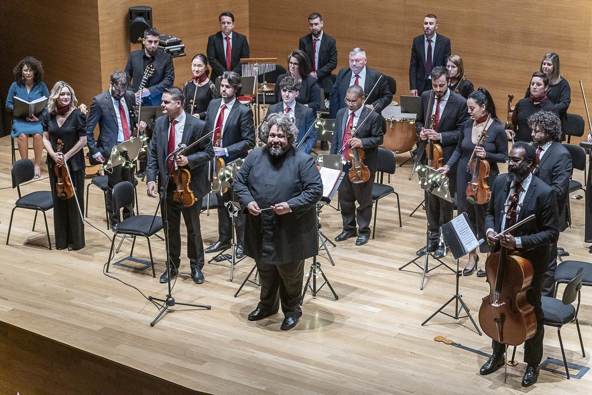 Virtuós Mediterrani, durante el concierto de Navidad celebrado en el ADDA