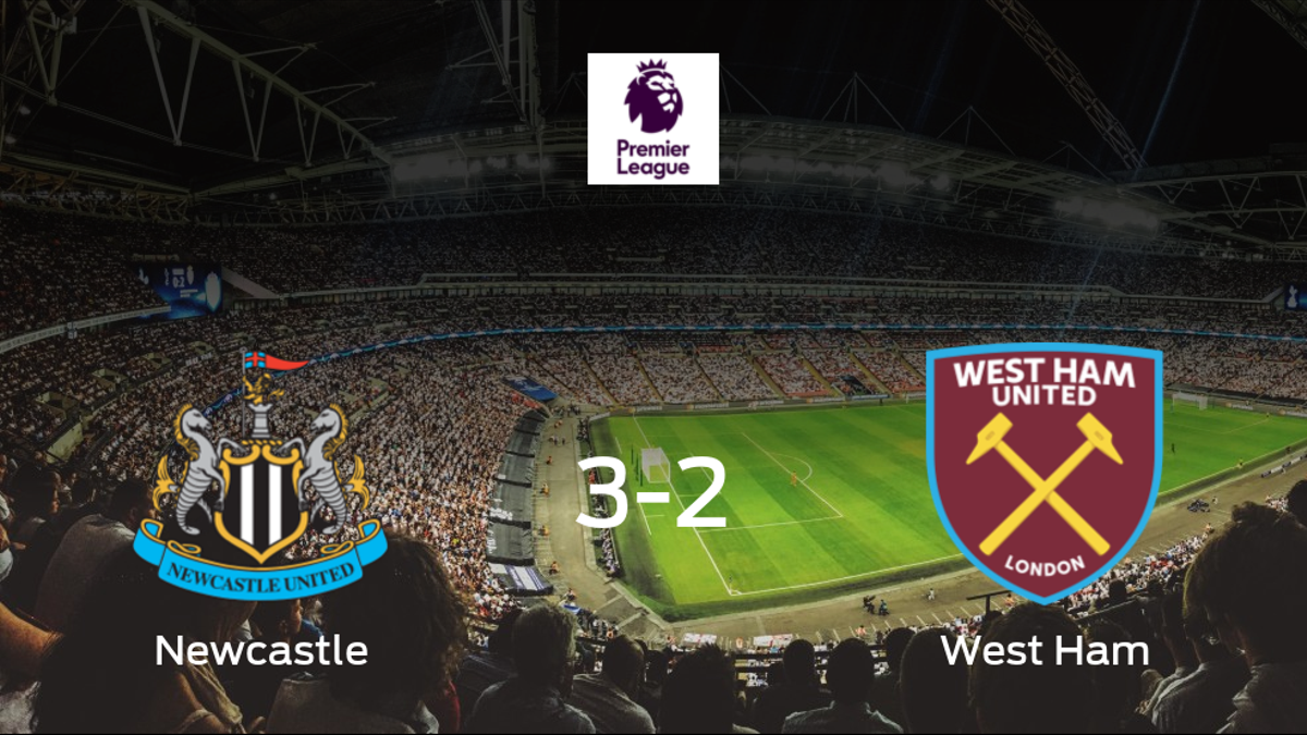 El Newcastle United gana 3-2 en casa al West Ham