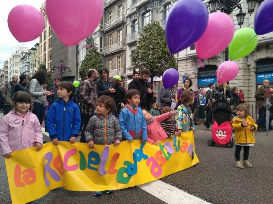 Manifestación por la oficialidad del Asturianu