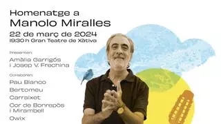 Xàtiva brinda un homenaje póstumo a Manolo Miralles