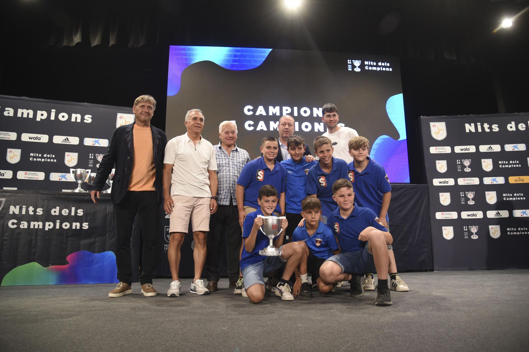 El futbol de la Catalunya central feliciten els seus 29 campions