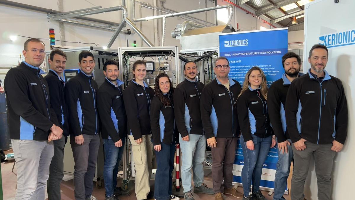 Equipo de profesionales de Kerionics, en una imagen reciente.