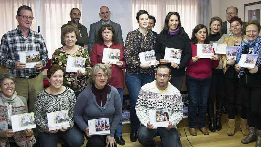 Pacientes de cáncer, en la sede de la Asociación.