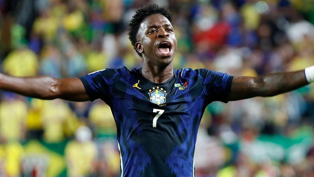 Vinicíus Jr. lleva dos goles en los dos primeros partidos del Mundial