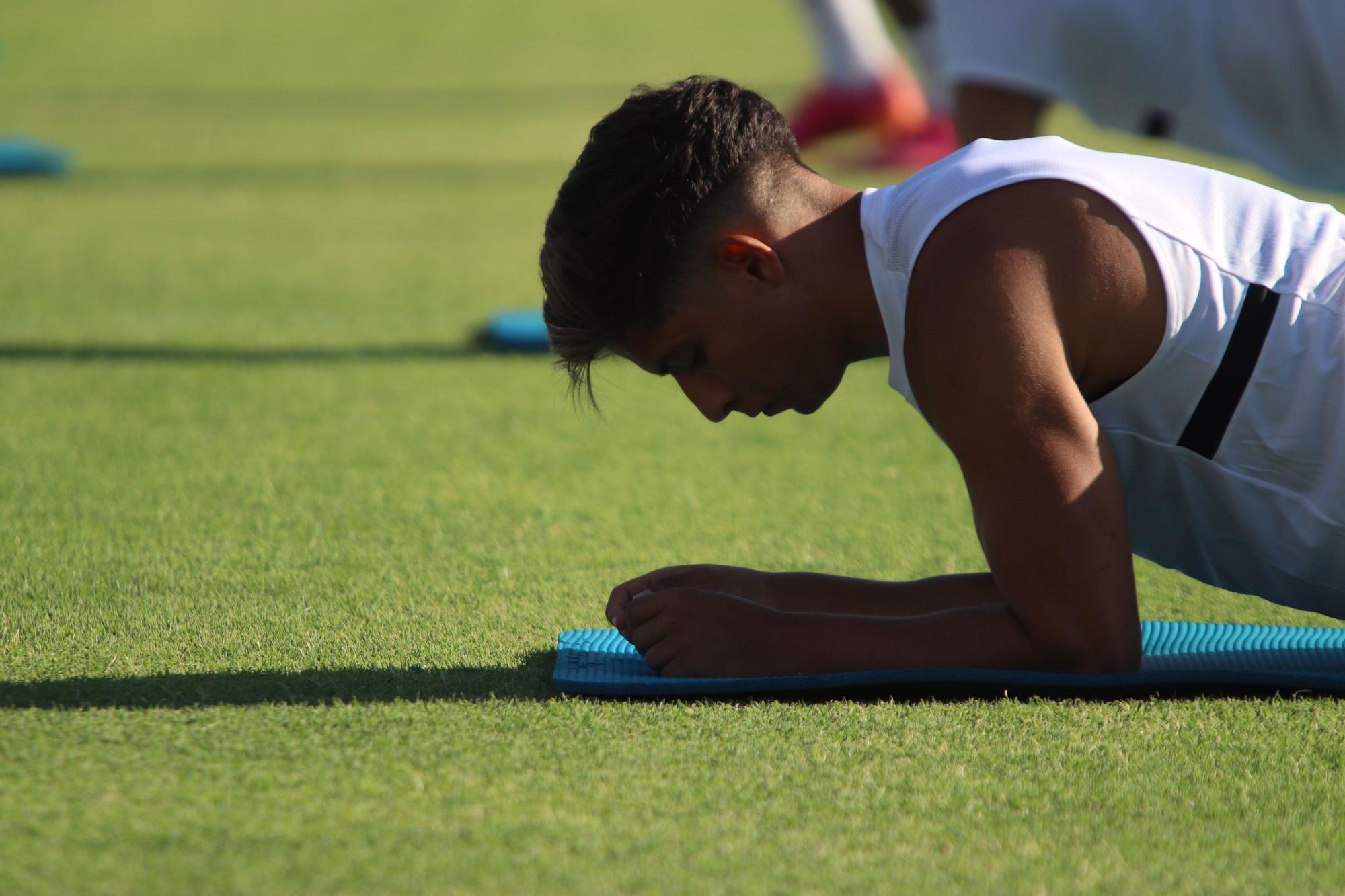 Primer entrenamiento del Málaga CF