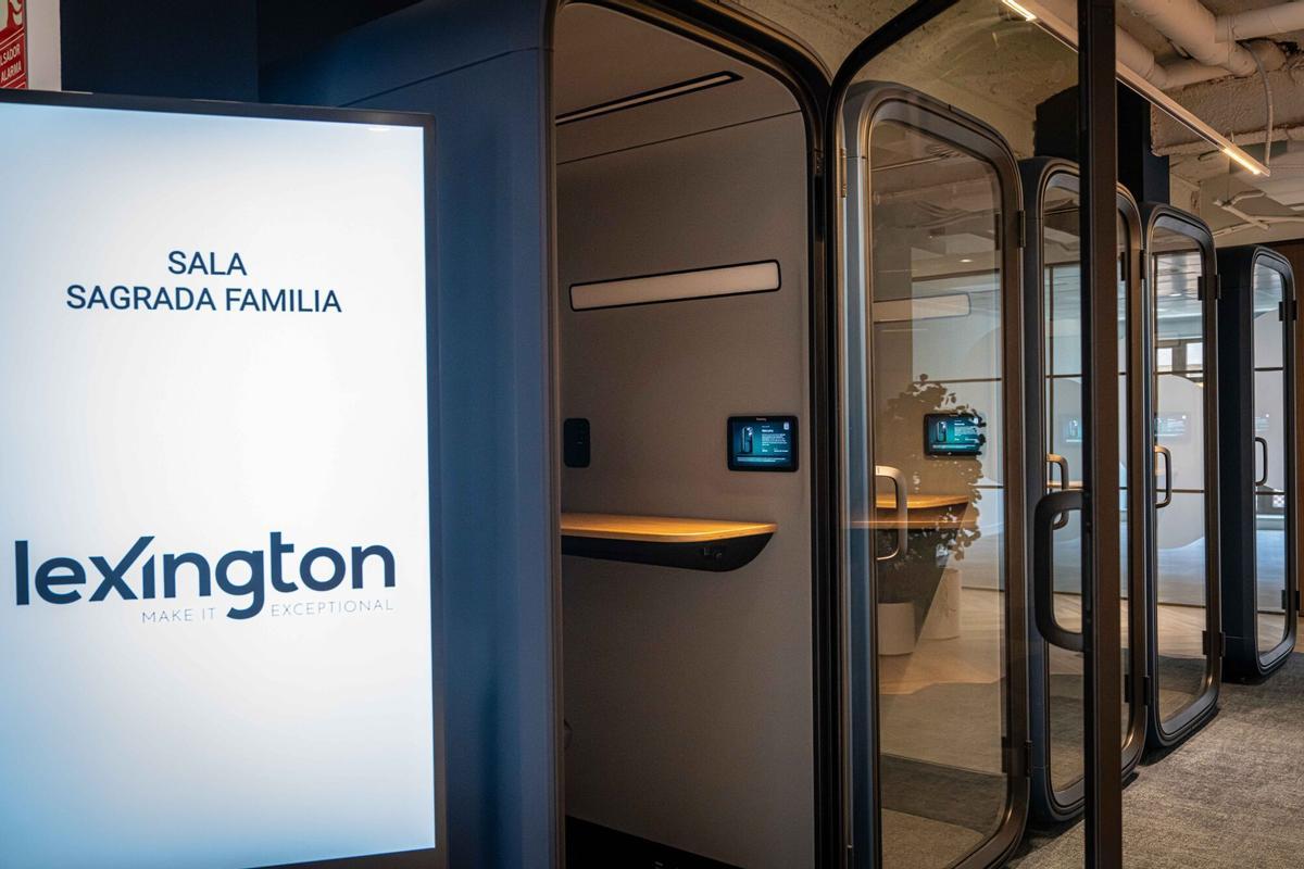 Oficinas 'flex' de Lexington recién estrenadas en el paseo de Gràcia, donde han abierto una veintena de coworkings