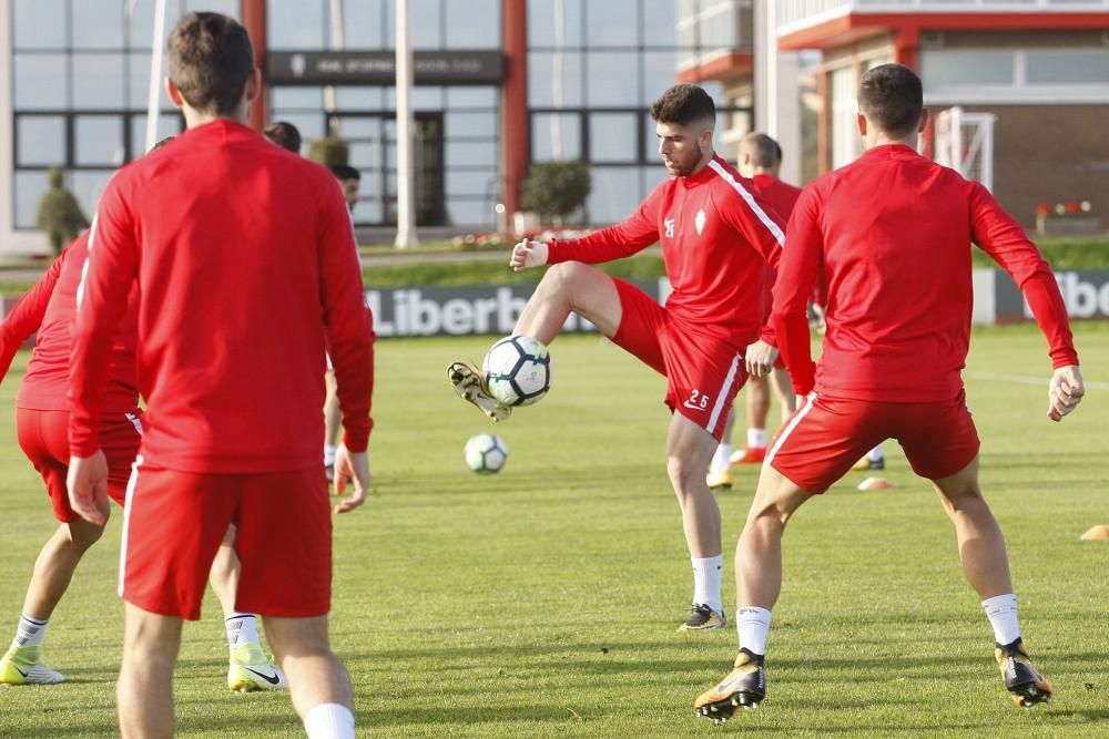 Entrenamiento del Sporting