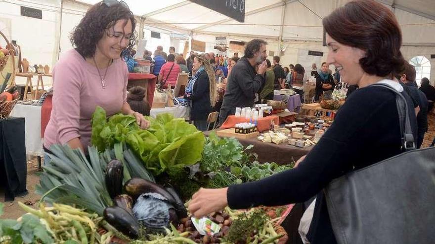 Los productos del campo tuvieron una gran aceptación. // R.V.