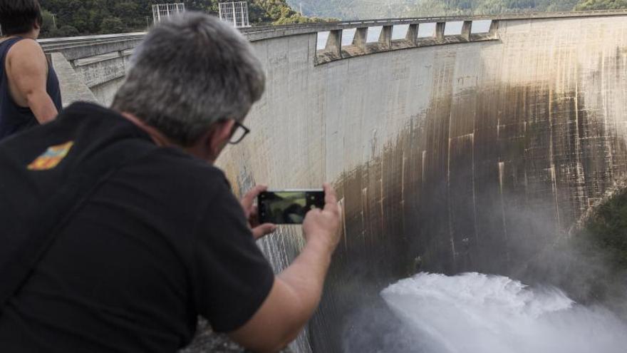 Desembassament de la presa de Susqueda, aquest diumenge