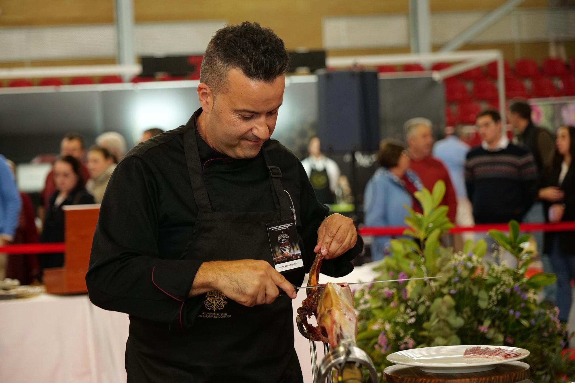 La última jornada de la Feria del Jamón de Villanueva de Córdoba, en imágenes