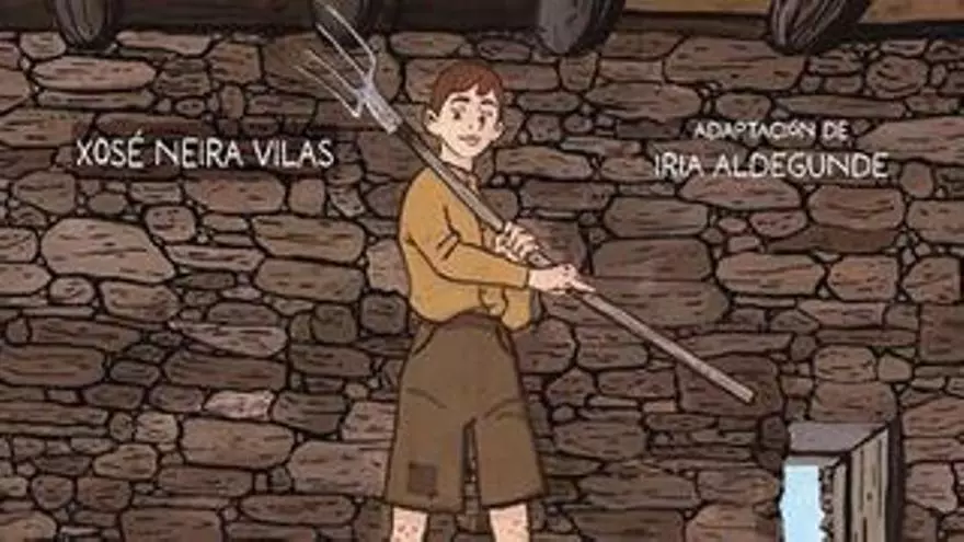 Iria Aldegunde adapta o clásico “Memorias dun neno labrego” nunha novela gráfica