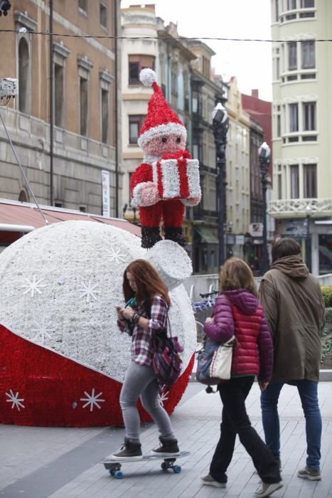 Luces de Navidad en Gijón