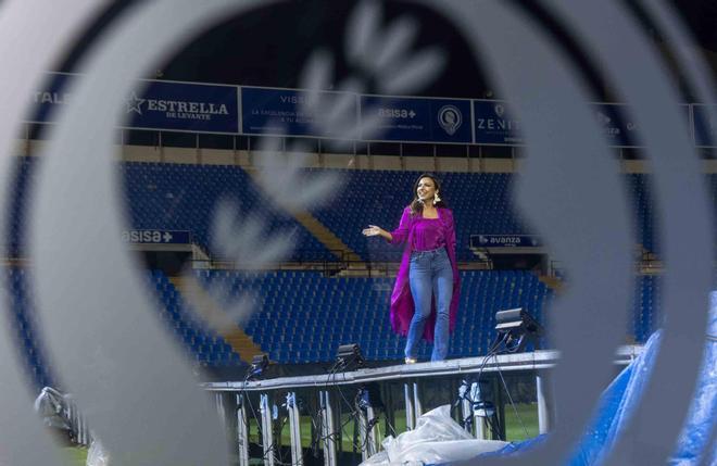 Ensayo de la Gala de Candidatas a Bellea del Foc 2025 en el Rico Pérez