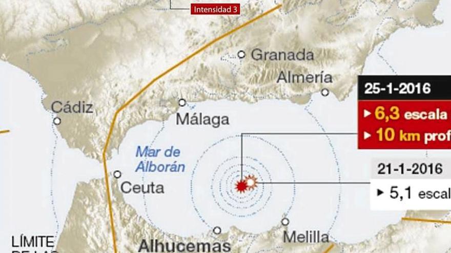 Un terremoto de 6,3 grados se deja sentir en Córdoba sin causar daños