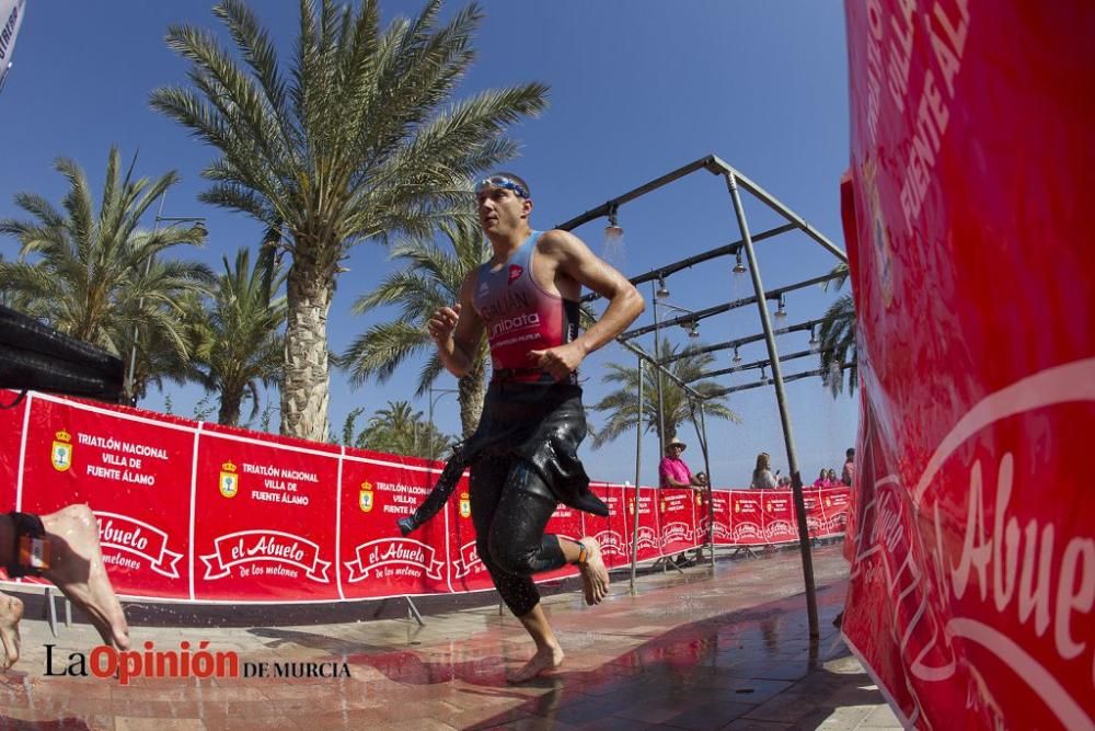 Salida del Triatlón Villa de Fuente Álamo