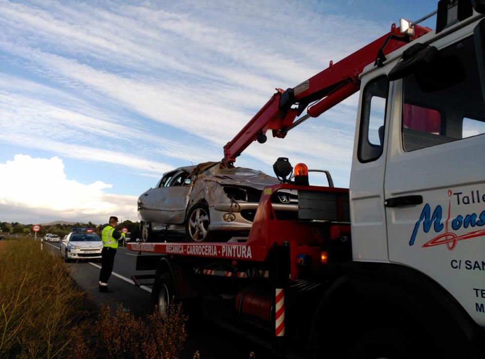 Un muerto en un accidente en la carretera Felanitx-Manacor