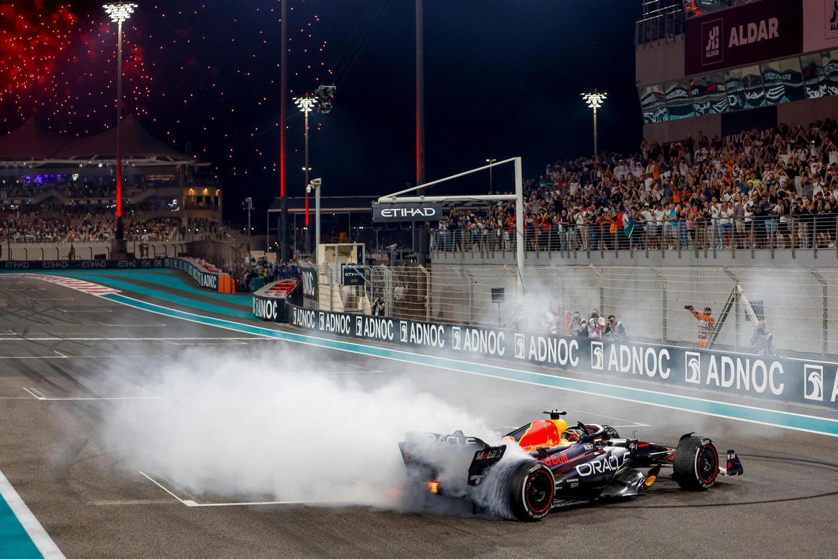 El piloto neerlandés Max Verstappen (Red Bull), en el GP de Abu Dabi 2024.