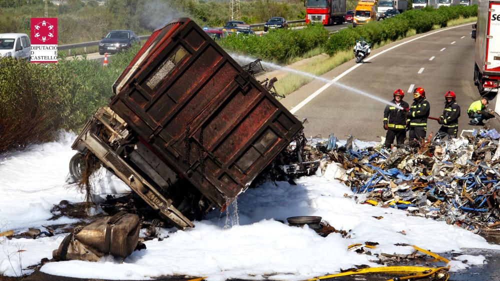 Accidente múltiple en la AP7