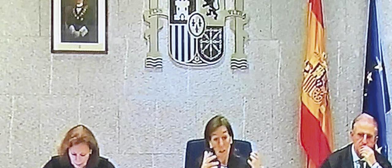 Tribunal que juzga el caso Pescanova en la Audiencia Nacional. // FdV